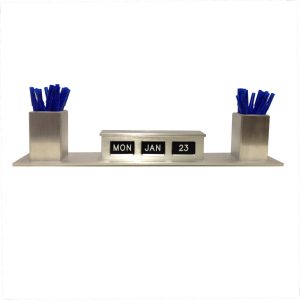 PC-SDC Double Sided Self Storing Perpetual Calendar with Pen Cups