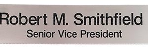 NP-20 Nameplate Insert – 10″W x 2″H