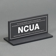 Non-Glare NCUA T-Stand