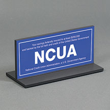 Non-Glare NCUA T-Stand