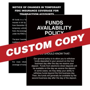 Custom Mandatory Sign – 11×14 Black Acrylic