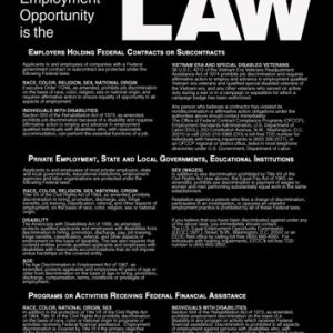 Equal Employment Opportunity Counter Sign
