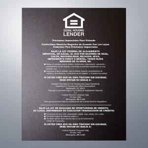 Equal Housing Lender – Federal Reserve (Spanish) – Magnetic