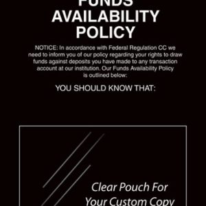 Availability of Funds