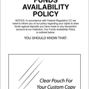 Availability of Funds