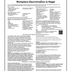 EEOC – Know Your Rights – White Acrylic